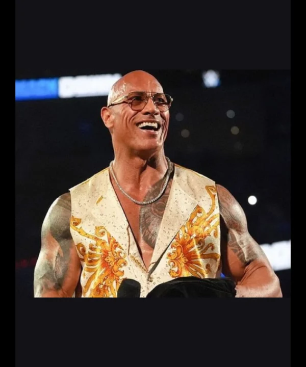 The Rock Concert Smackdown Versace White Vest