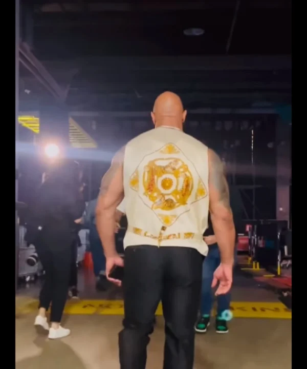 The Rock Concert Smackdown Versace White Vest
