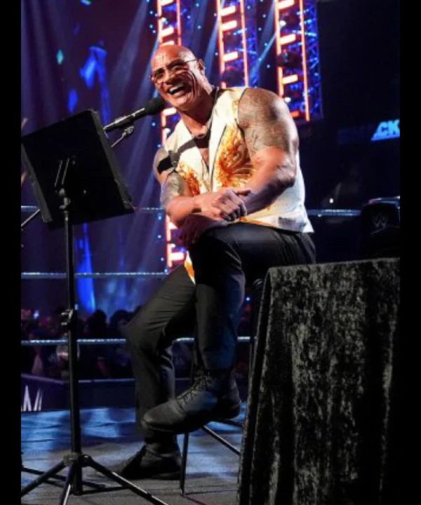 The Rock Concert Smackdown Versace White Vest