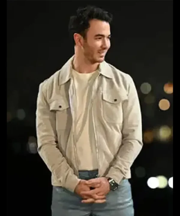 Claim To Fame Kevin Jonas Trucker Suede Jacket