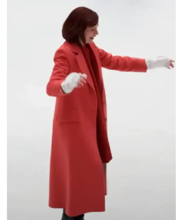 Elsbeth Tascioni Elsbeth 2024 Red Wool Coat