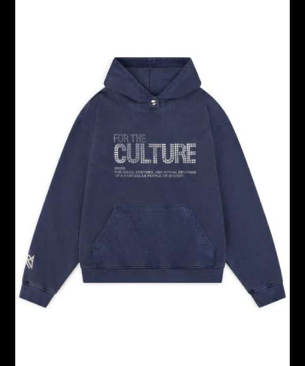 For The Culture Crystal Navy Blue Hoodie