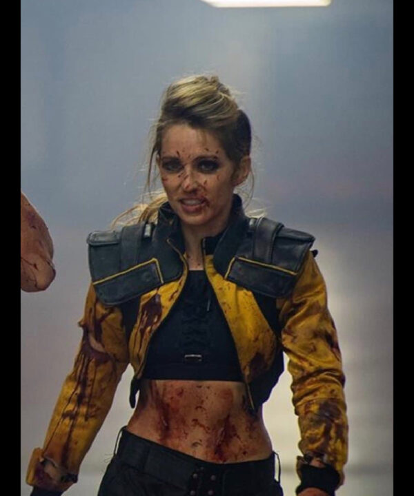 Jessica Rothe Boy Kills World 2024 Yellow Jacket