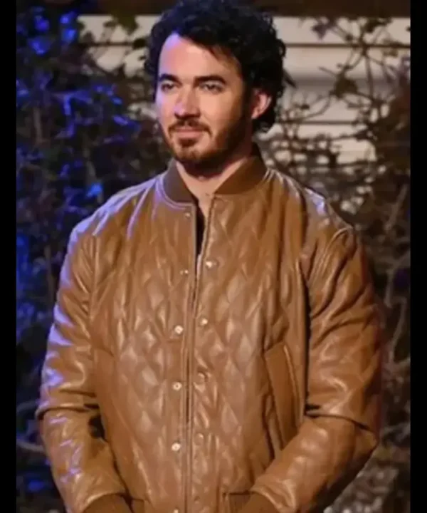 Kevin Jonas Claim To Fame S02 Quilted Leather Jacket