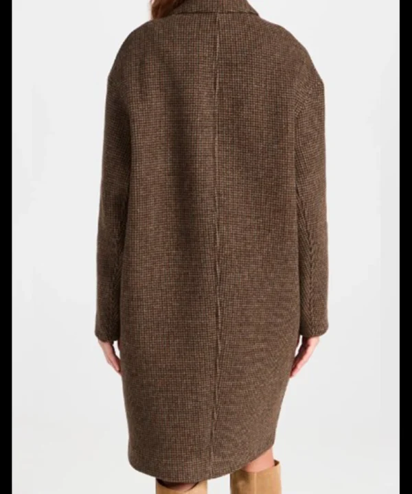 The Girls On The Bus 2024 Melissa Benoist Coat