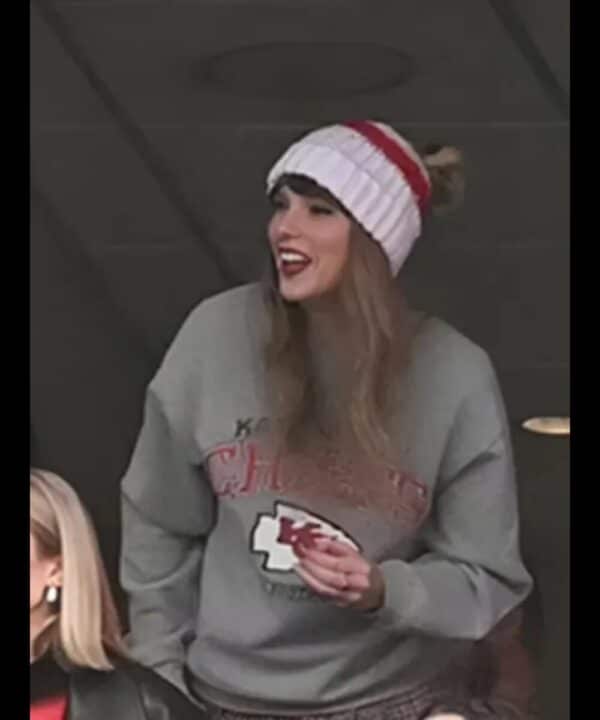 Taylor Swift Kansas City Chiefs Grey Sweatshirt
