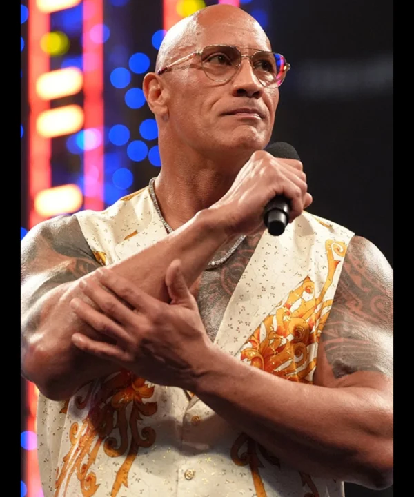 The Rock Concert Smackdown Versace White Vest