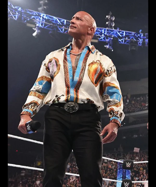 The Rock WWE Versace Shirt