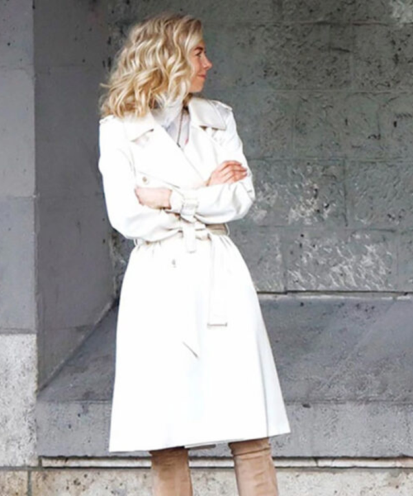 Vanessa Kirby White Coat