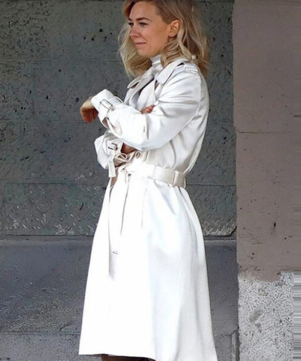 Vanessa Kirby White Coat