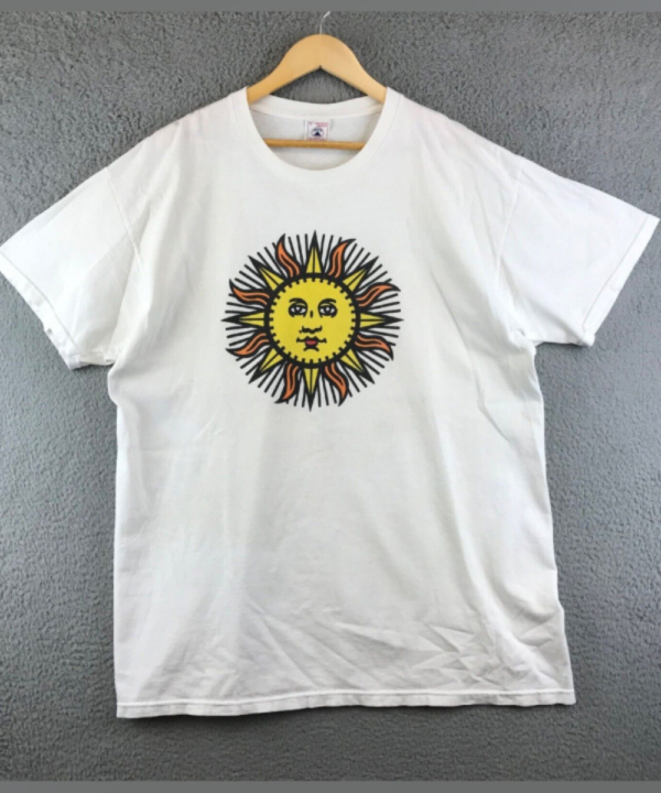 I Saw the TV Glow Justice Smith Sun Face Printed T-Shirt