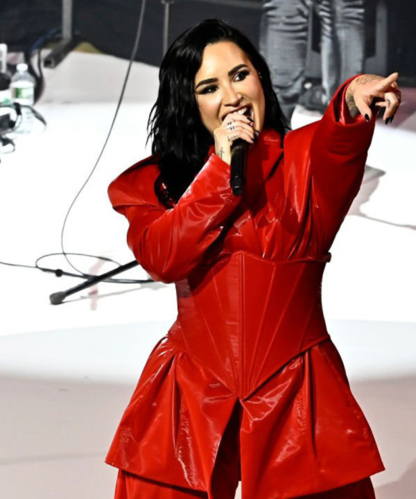 Demi Lovato Red Heart Attack Jacket