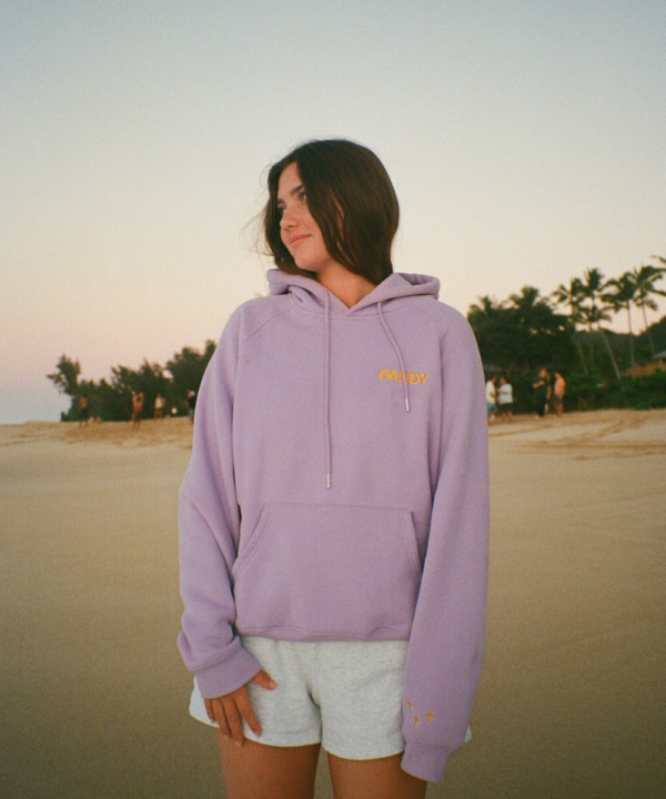 Gift Giving Oversized Lux Hoodie in Lavender