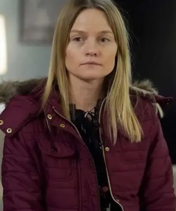 Law And Order Svu Kim Rollins Maroon Parka Jacket