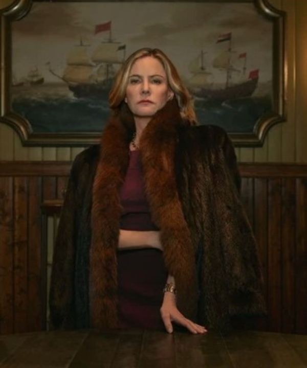 Fargo S05 Jennifer Jason Leigh Fur Trim Coat