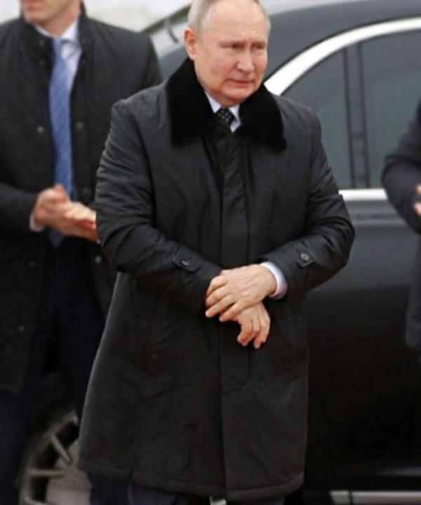 Vladimir Putin Black Cotton Coat