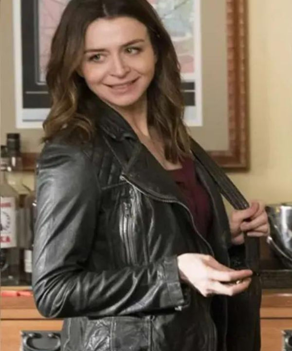 Grey’s Anatomy S13 Dr. Amelia Shepherd Biker Leather Jacket