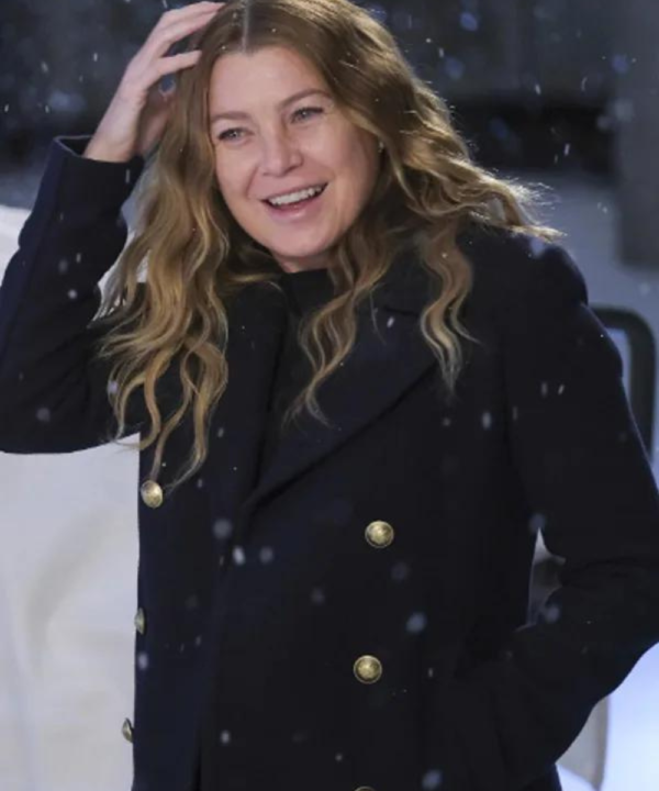 Grey’s Anatomy Dr. Meredith Grey Black Peacoat