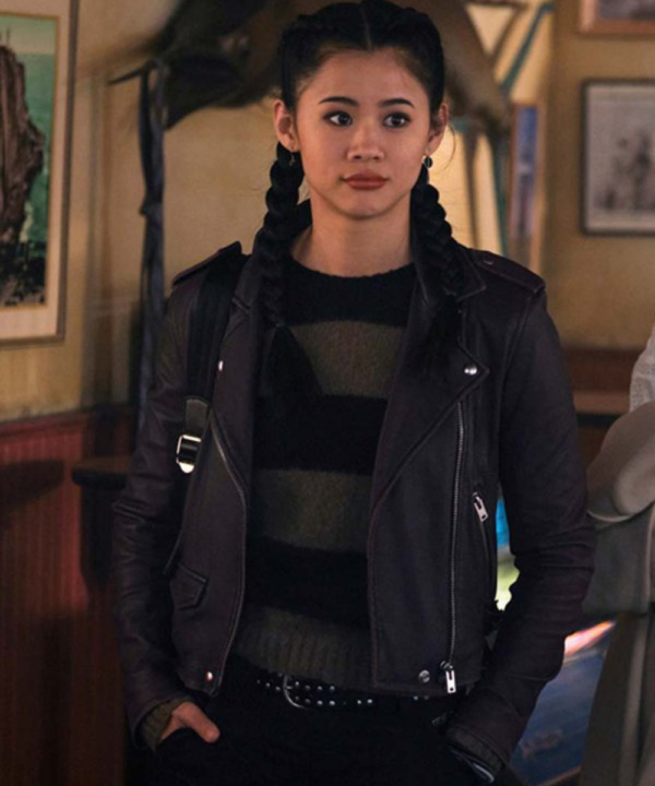 Nancy Drew George Fan Black Leather Jacket