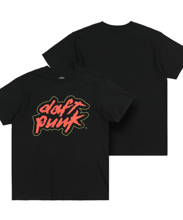 Daft Punk Logo Black T-Shirt