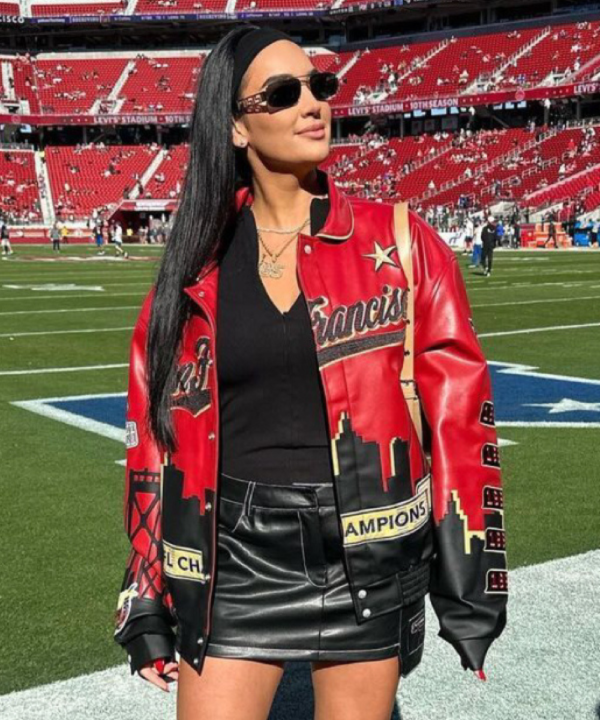 San Francisco 49ers Super Bowl Leather Jacket