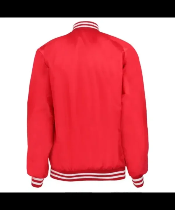 Kappa Alpha Psi Krimson 3-Letter Bomber Satin Jacket