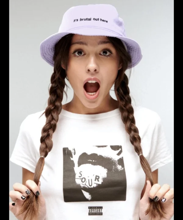 Olivia Rodrigo Sour Tracklist Crop T-Shirt