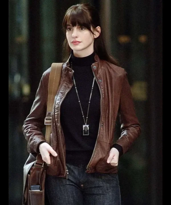 Anne Hathaway The Devil Wears Prada Leather Jacket