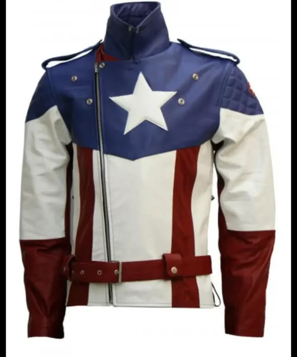 Avenger Hot Version Captain America Leather Jacket