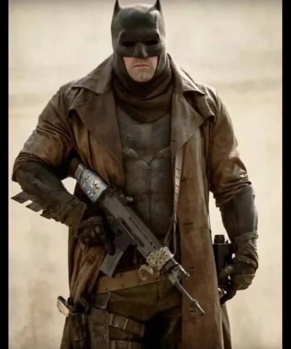 Batman Knightmare Brown Leather Coat