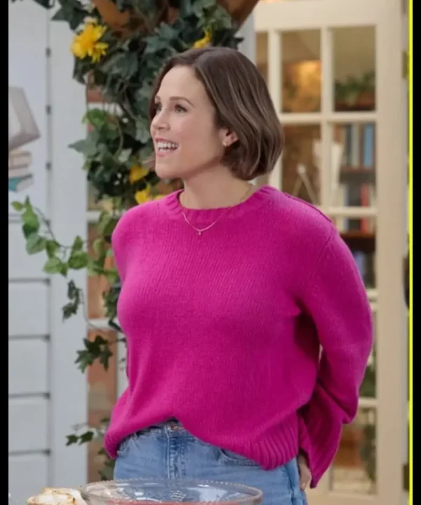 Blind Date Book Club 2024 Erin Krakow Pink Sweater