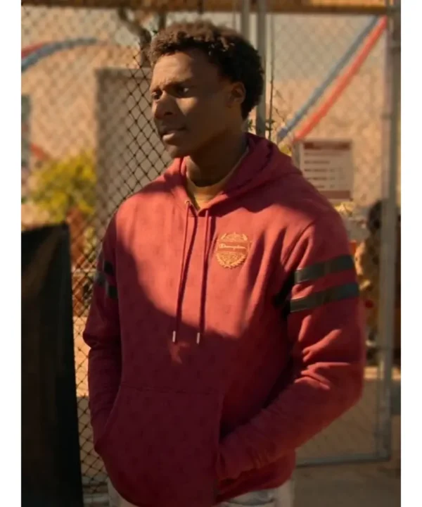 Cobra Kai S06 Shawn Payne Maroon Hoodie