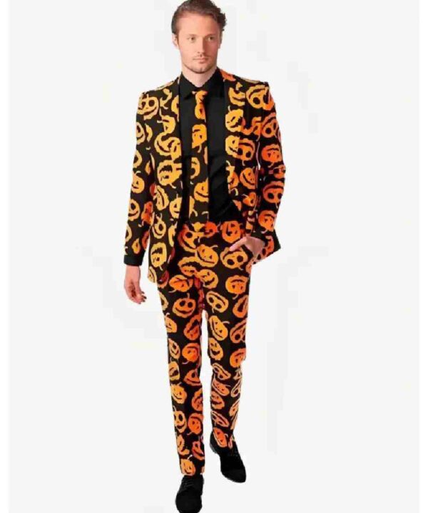 David S. Pumpkins Halloween Blazer Suit