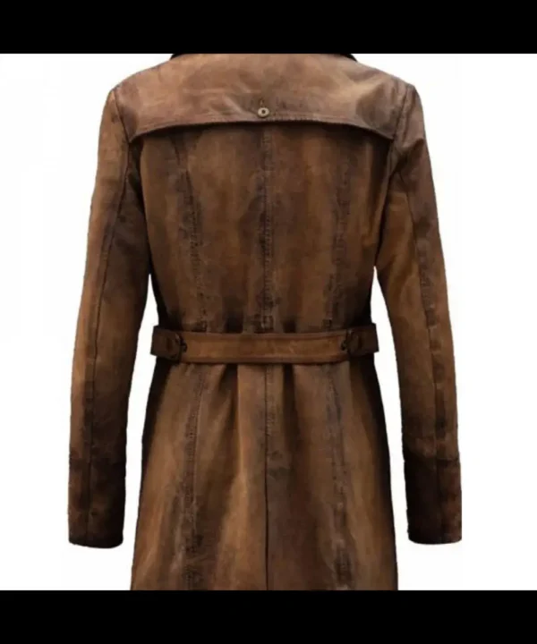 Batman Knightmare Brown Leather Coat