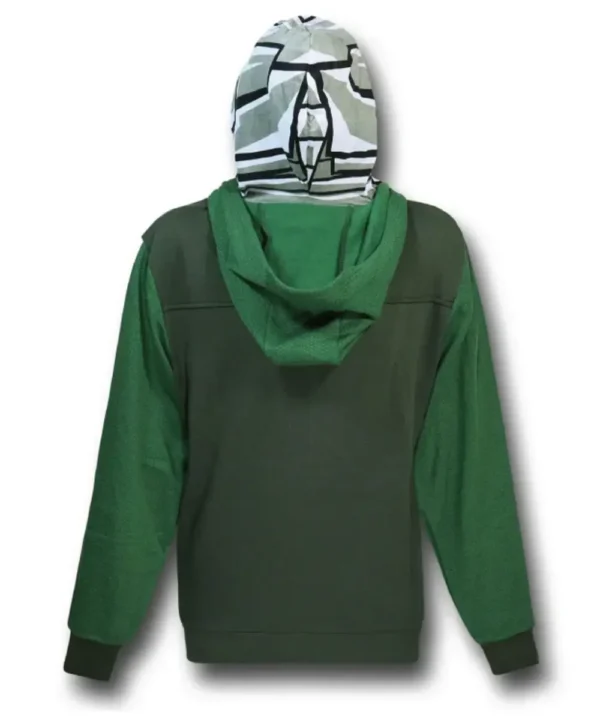 Doctor Doom Masked Costume Hoodie