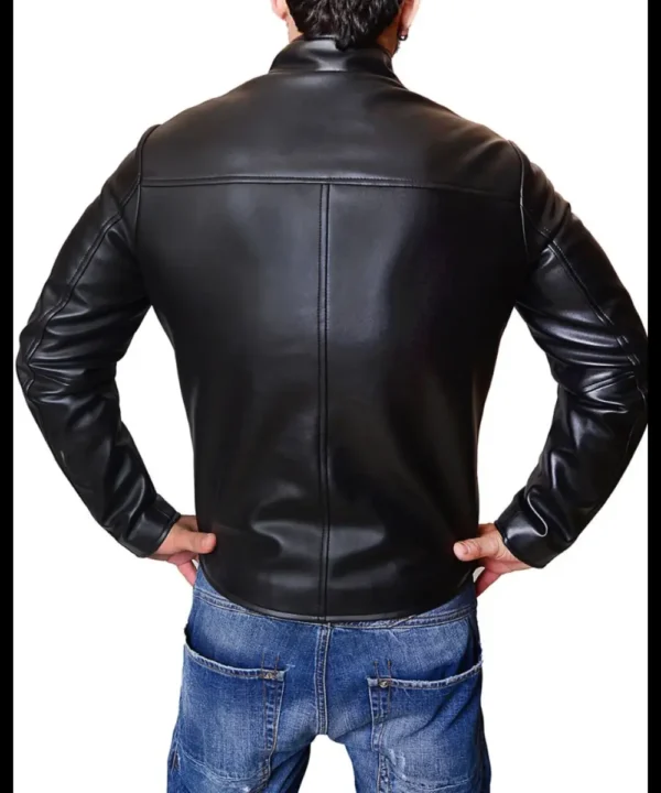 Eddie Brock Venom Black Leather Jacket