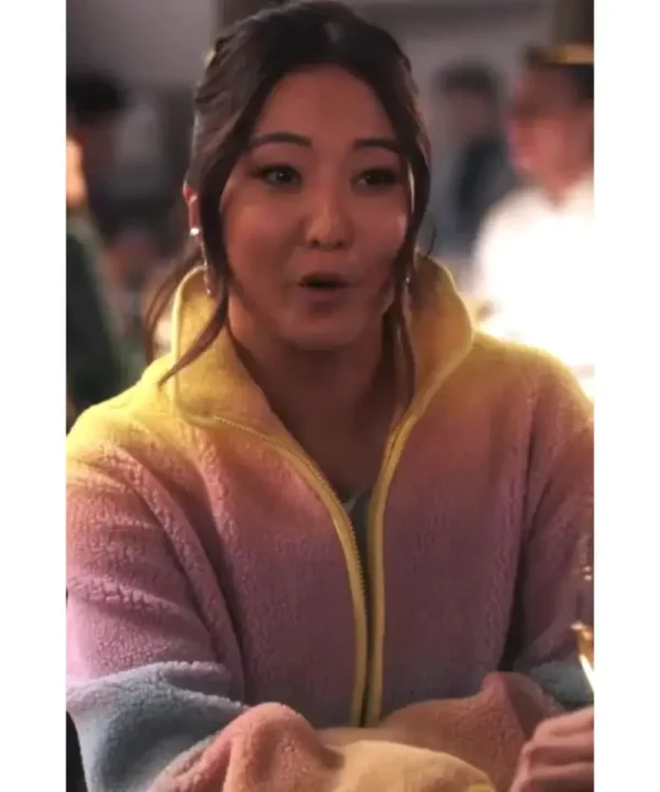 Emily In Paris S04 Ashley Park Ombre Fleece Jacket