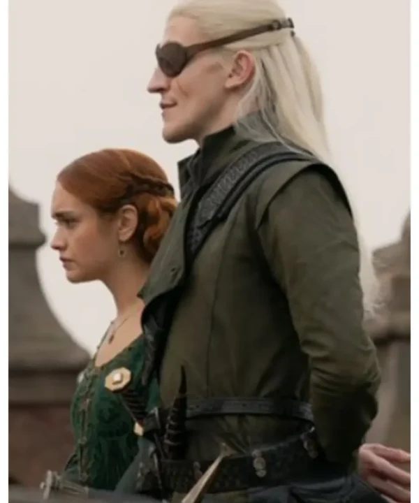 Prince Aemond Targaryen House of the Dragon Green Coat