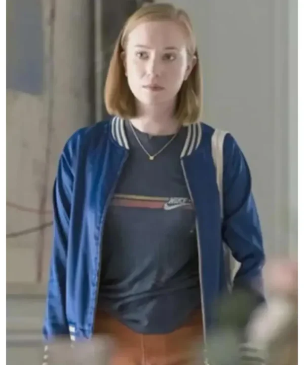 Ava Daniels Hacks Blue Bomber Jacket