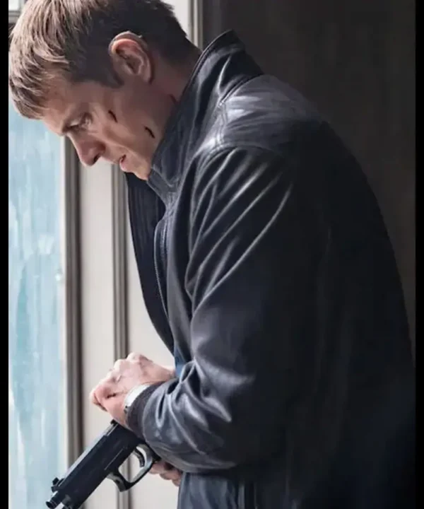 The Silent Hour 2024 Joel Kinnaman Black Jacket