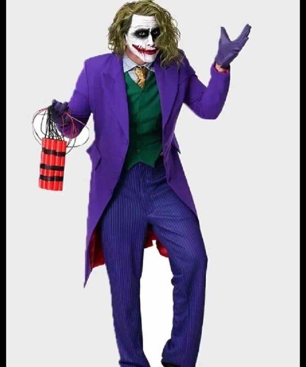 Joker Halloween Purple Costume Coat