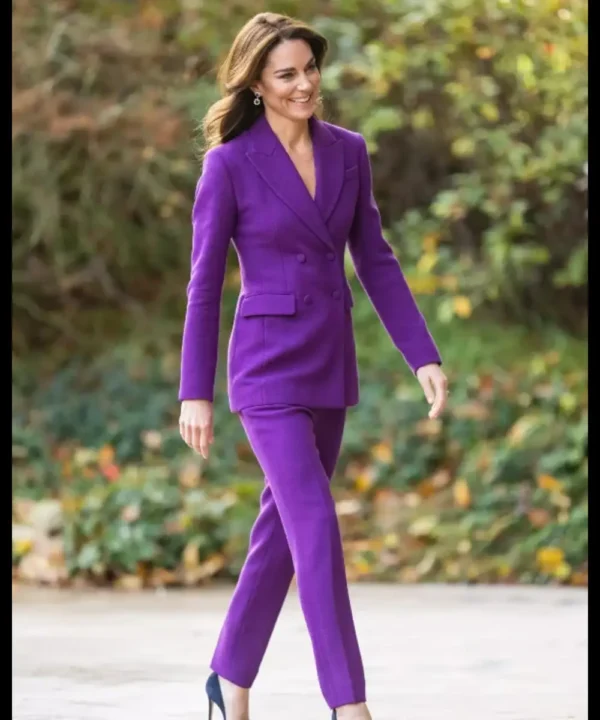 Kate Middleton Purple Suit