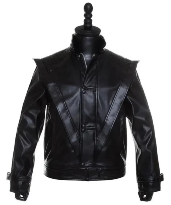 Michael Jackson Black Leather Thriller Jacket