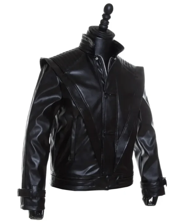 Michael Jackson Black Leather Thriller Jacket