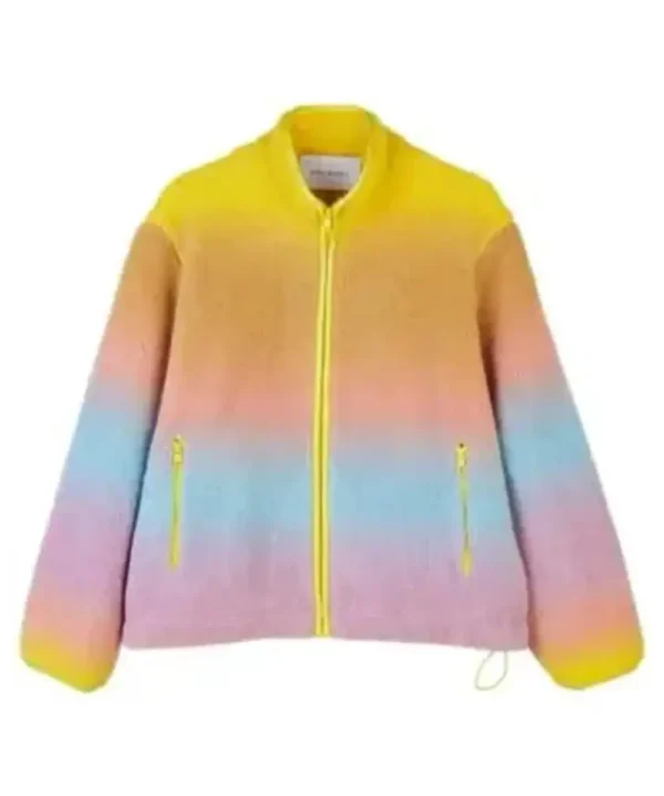 Emily In Paris S04 Ashley Park Ombre Fleece Jacket