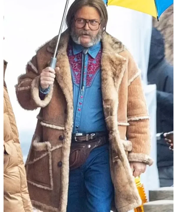 The Umbrella Academy S04 Nick Offerman Shearling Coat