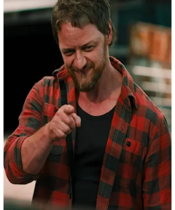 Speak No Evil 2024 James Mcavoy Red Plaid Shirt