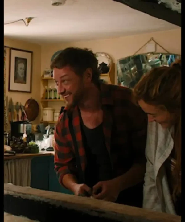 Speak No Evil 2024 James Mcavoy Red Plaid Shirt