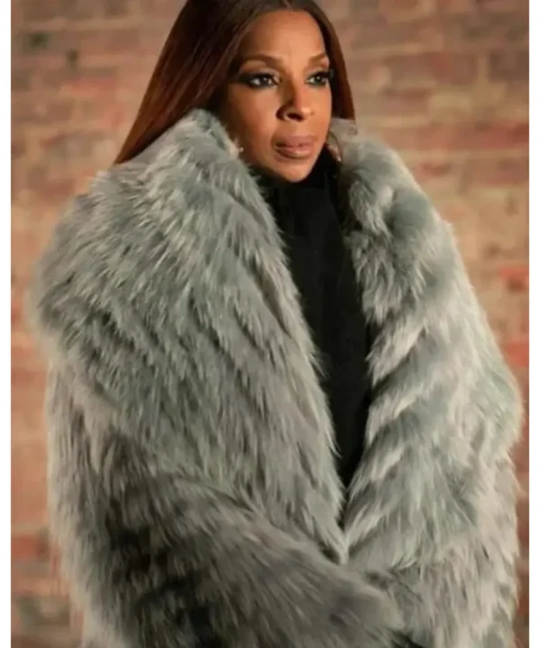 Power Book II Ghost Monet Grey Fur Coat