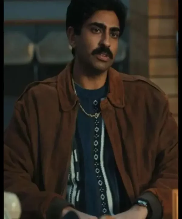 Raj Masihajjar Under The Bridge Brown Leather Jacket